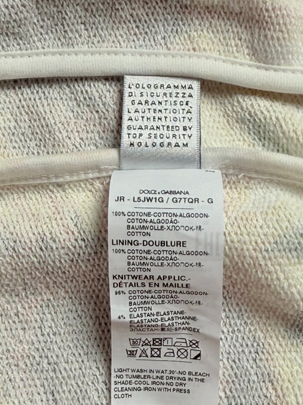 Dolce & Gabbana Junior Sunflower Zip Hoodie 10Y - Authentic - NWOT - Picture 12 of 12